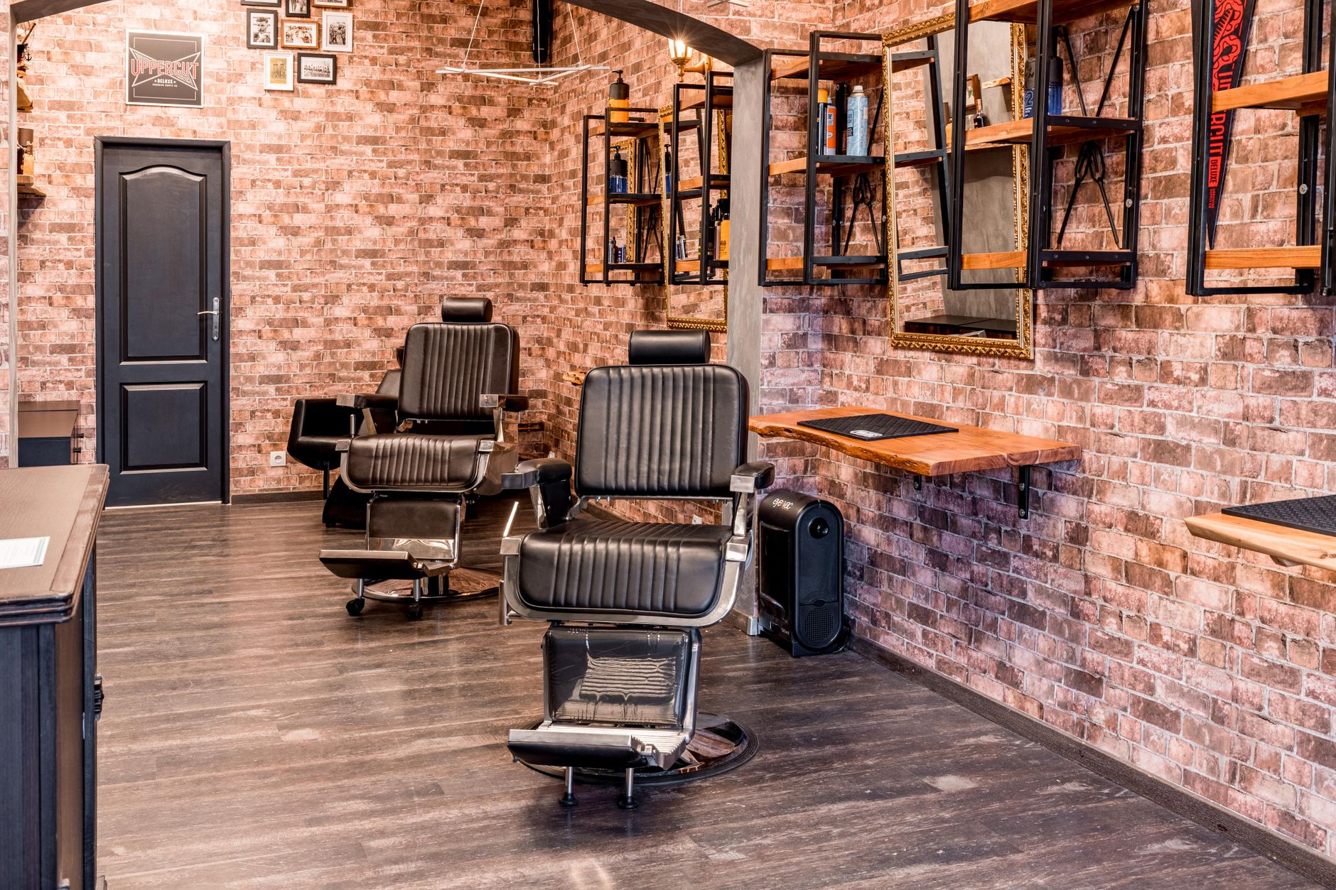 Inside Noble & Blade Barbershop